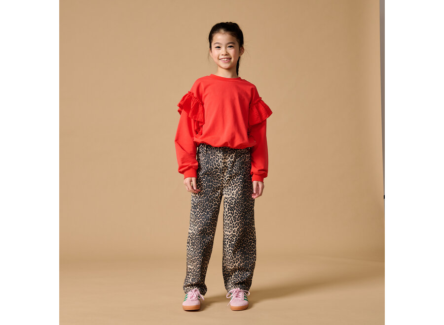 Ballon fit jeans - Leopard