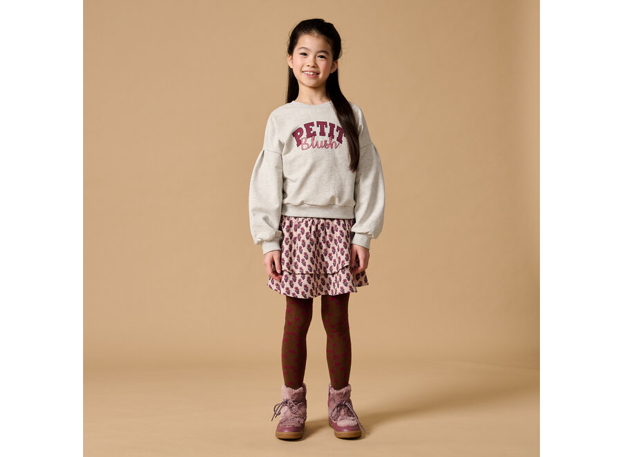 Easy sweater logo - Grey melange