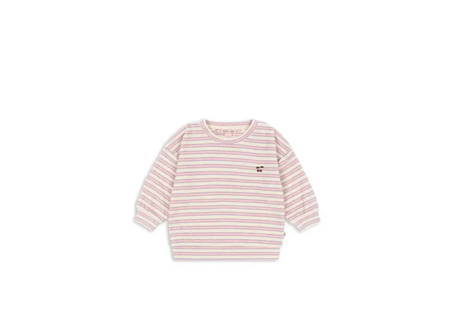 Itty sweat shirt- Lolly stripe