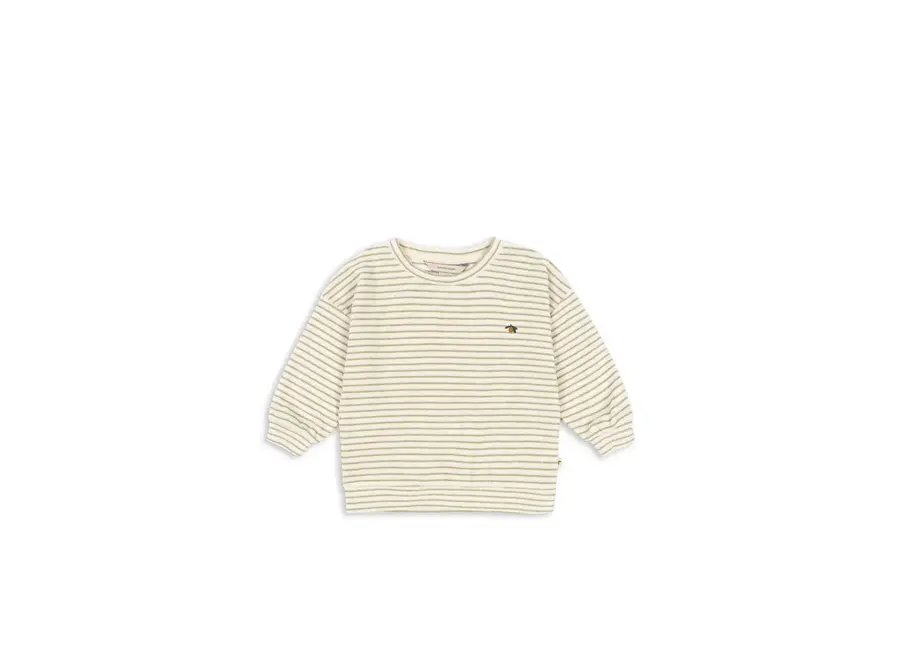 Itty sweat shirt- Tea stripe