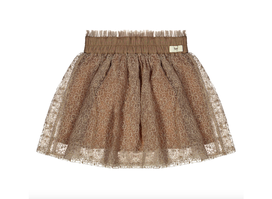 Fey tulle skirt - Cacao brown