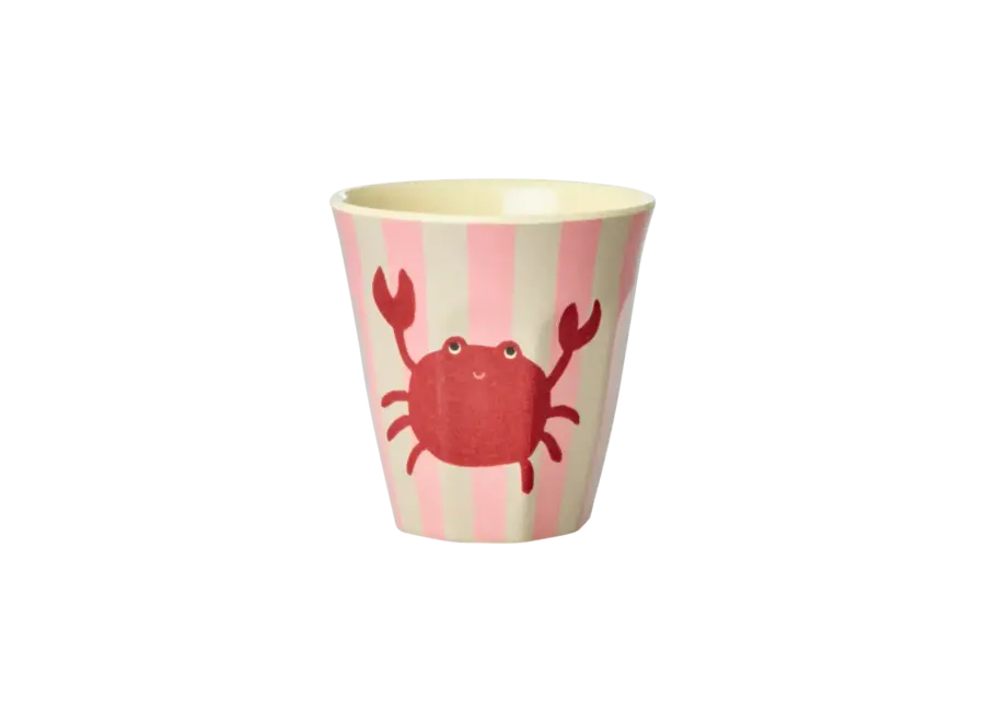 Petits gobelets set small (6) - Ocean print/ Coral