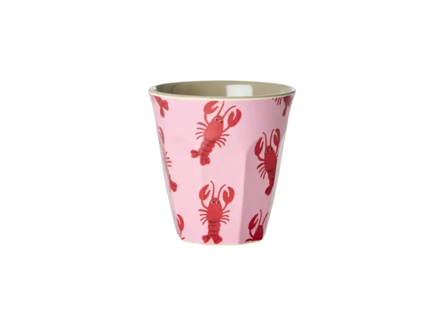Petits gobelets set small (6) - Ocean print/ Coral