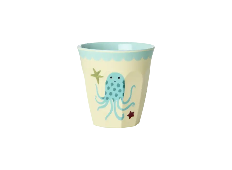 Petits gobelets set small (6) - Ocean print/ Blue