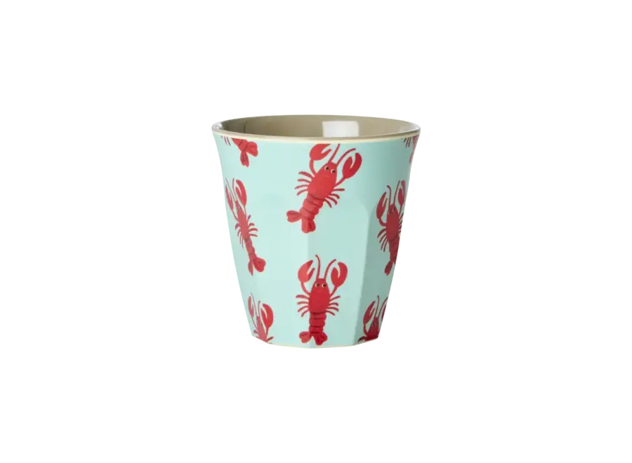 Petits gobelets set small (6) - Ocean print/ Blue