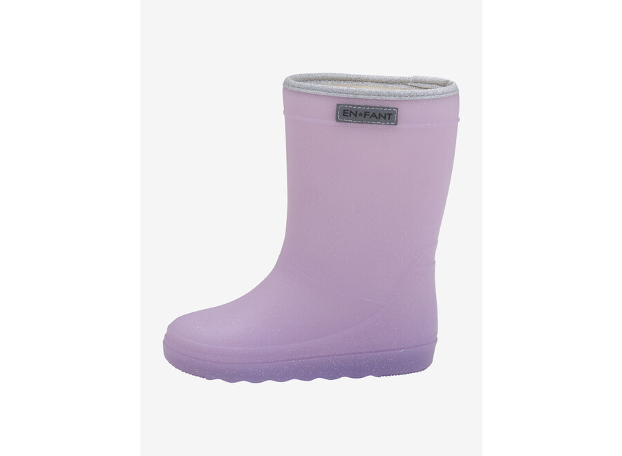 Thermo boots glitter - Lavender