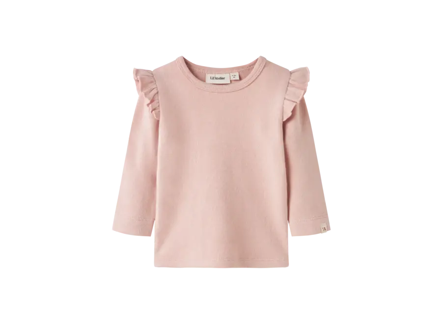 Thora Hyk LS slim top - Cameo rose