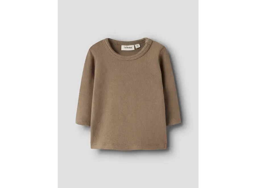 Thoro Leo LS top - Sepia tint