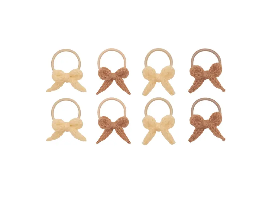 Granny knitted bow mini ponies