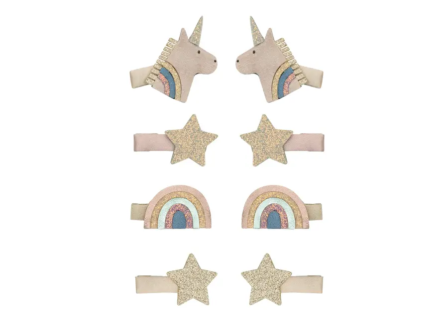 Celeste unicorn mini clips