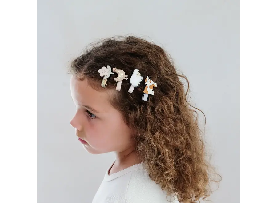 Farm animal mini clips