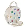 Jazzy hearts velvet bag