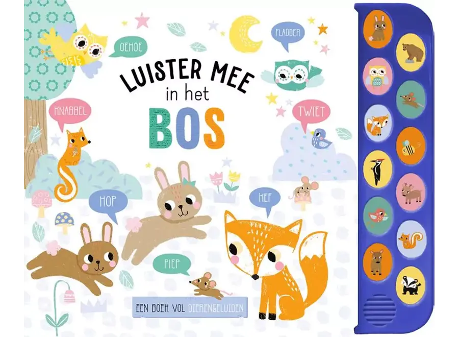 Geluidenboek - Luister mee in het bos (2+)