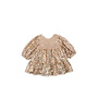 Lila sequins bow dress - Gold glitter