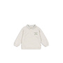 Spotty LS polo - Off white melange