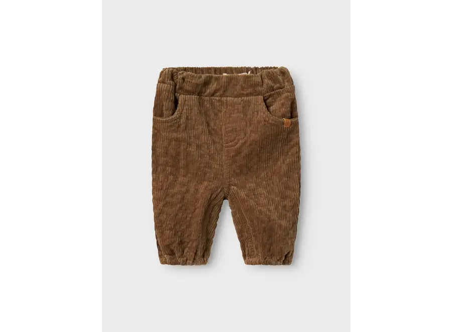 Osmund loose corduroy pants - Sepia tint