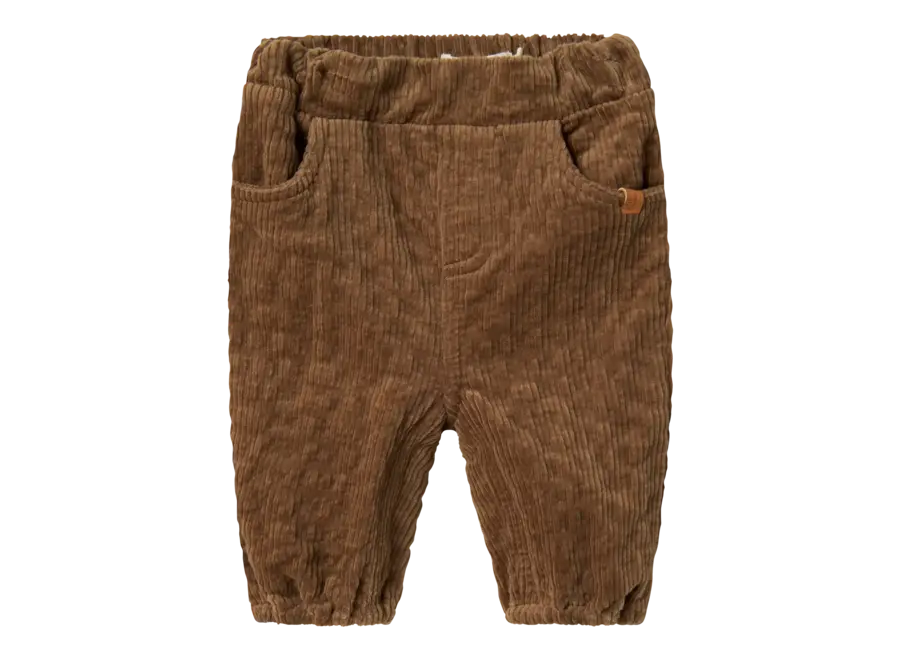 Osmund loose corduroy pants - Sepia tint