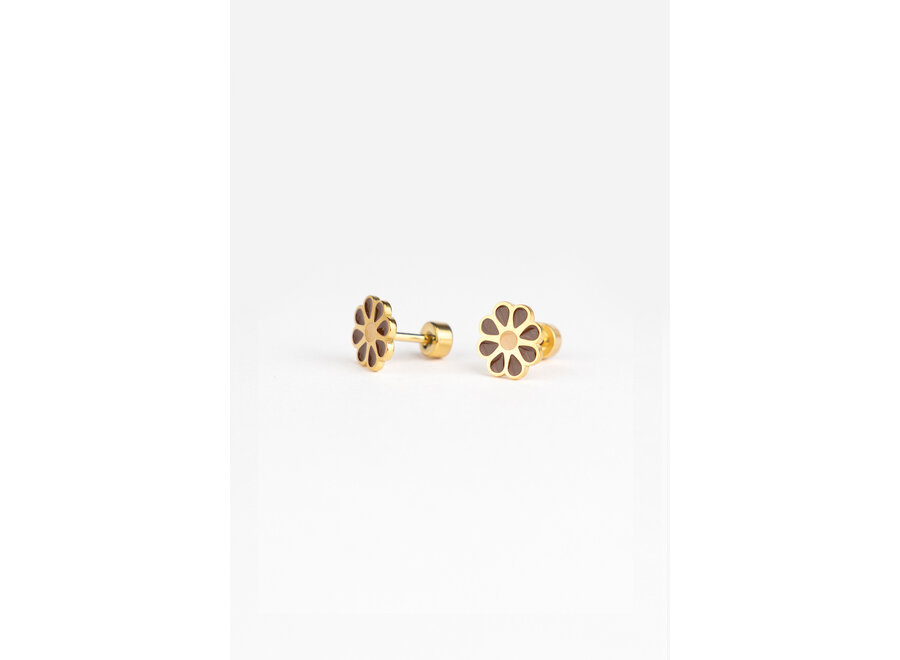 Studs earrings - Lovely daisy