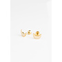 Studs earrings - Shiny moon