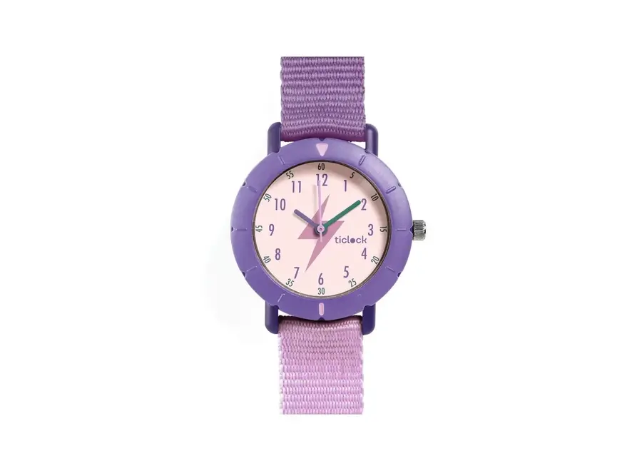 Ticlock horloge - Purple flash