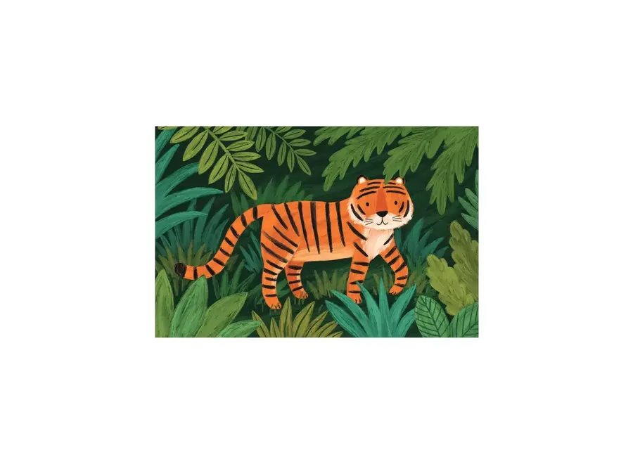 Uitnodigingen - Dieren uit de jungle