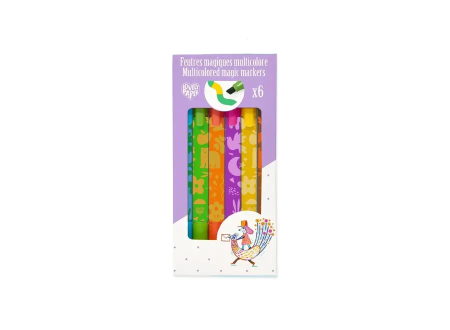6 magische multicolor stiften