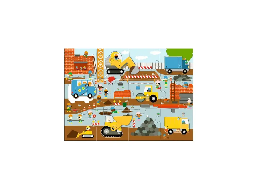 Giant puzzle - Construction site