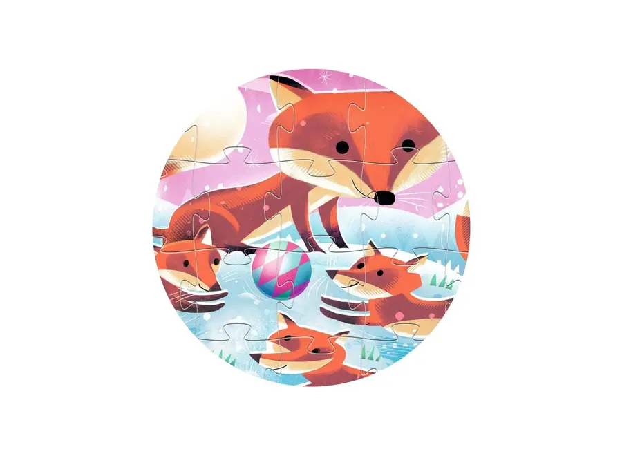 Silhouette puzzle - Ginger, little fox (24st.)