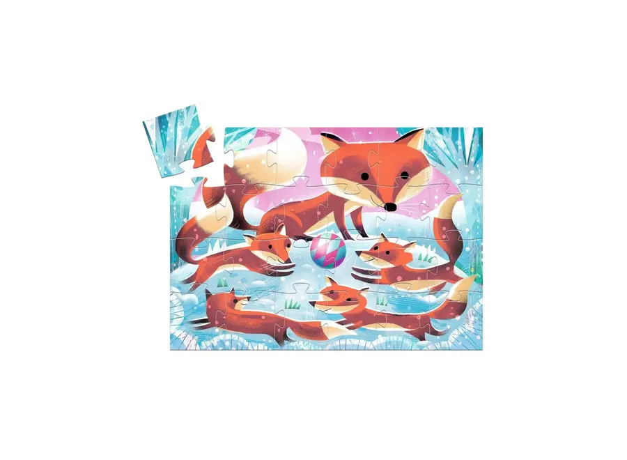 Silhouette puzzle - Ginger, little fox (24st.)