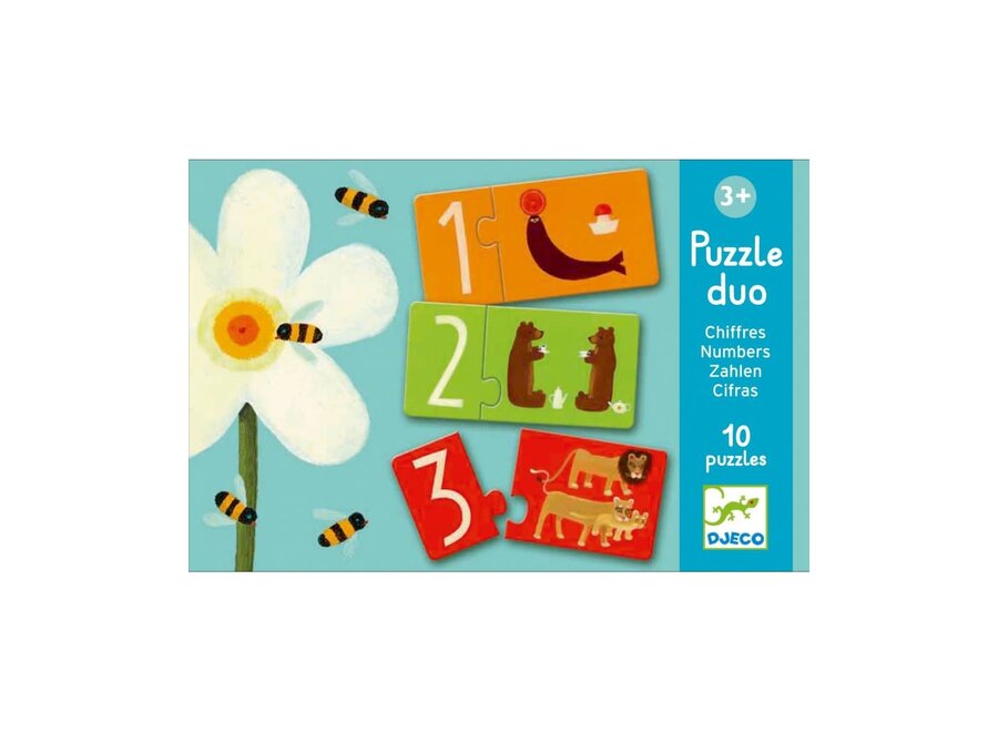 Puzzel duo - Cijfers (3+)