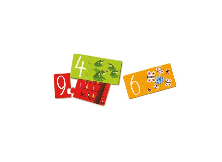 Puzzel duo - Cijfers (3+)