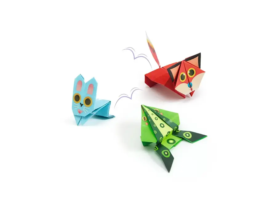 Origami - Springende dieren