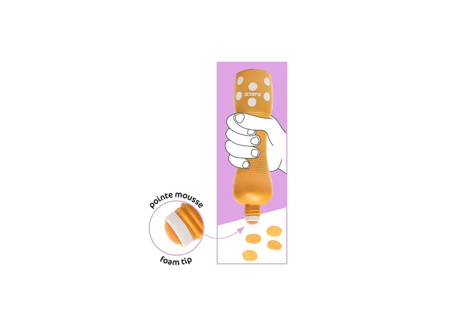 Large dot markers - Pearly