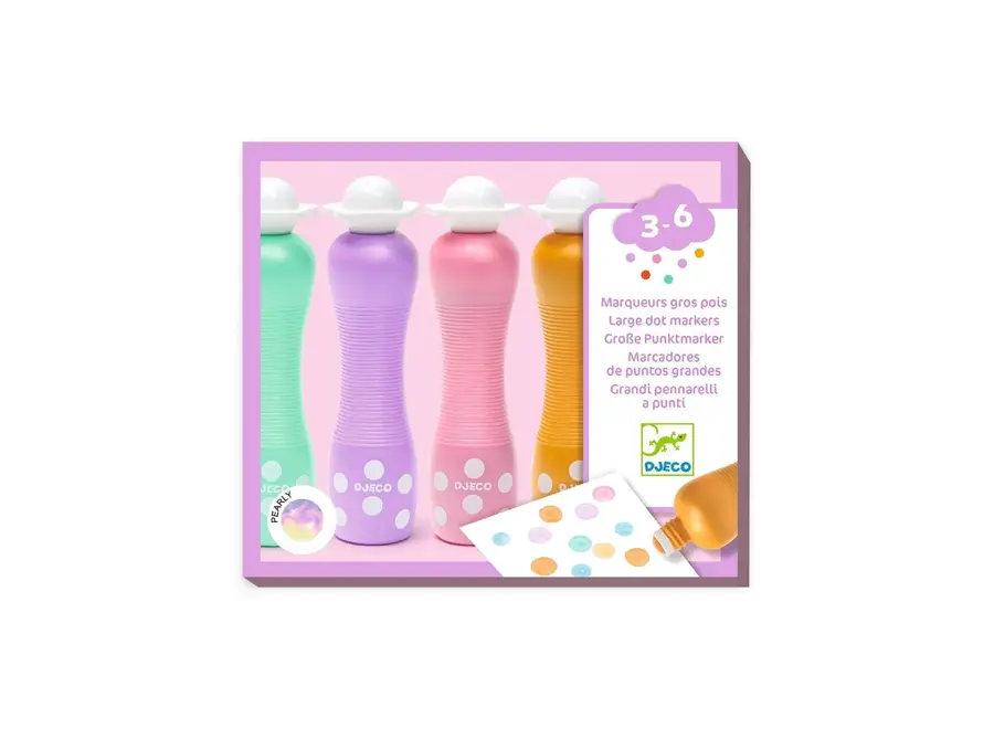 Large dot markers - Pearly