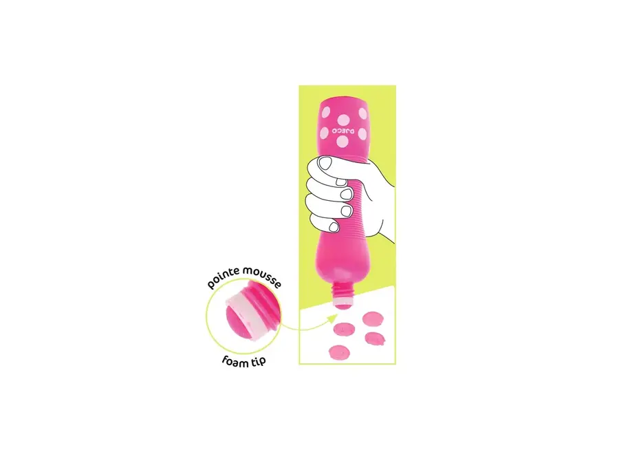 Large dot markers - Neon