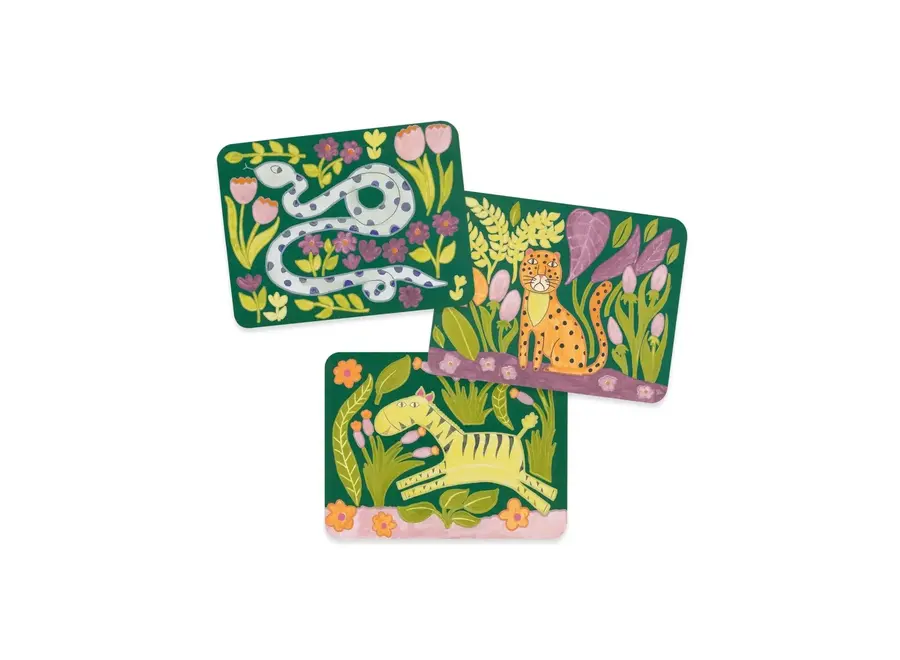 Palette painting - Wild animals