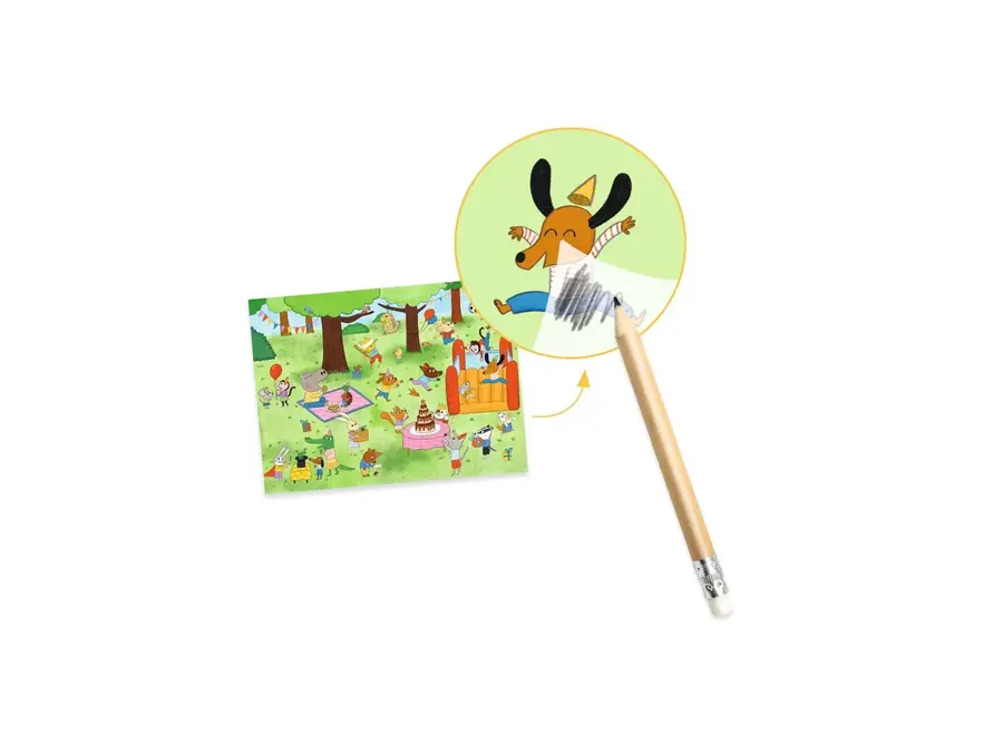 Rub on stickers - Het is feest!