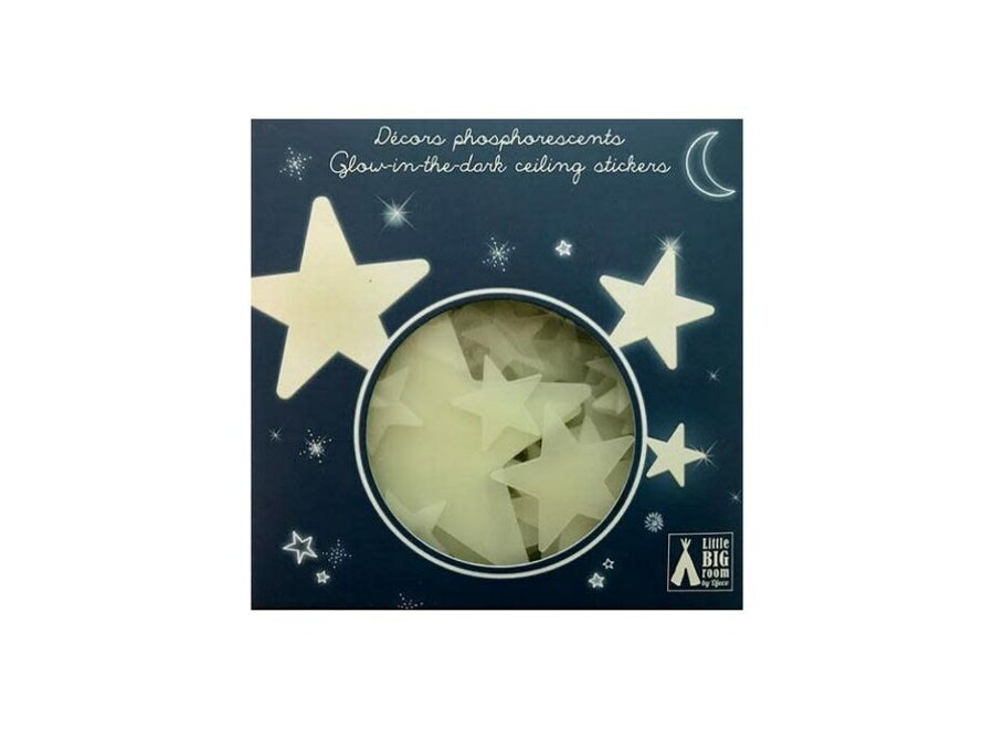 Glow in the dark muurstickers - Stars
