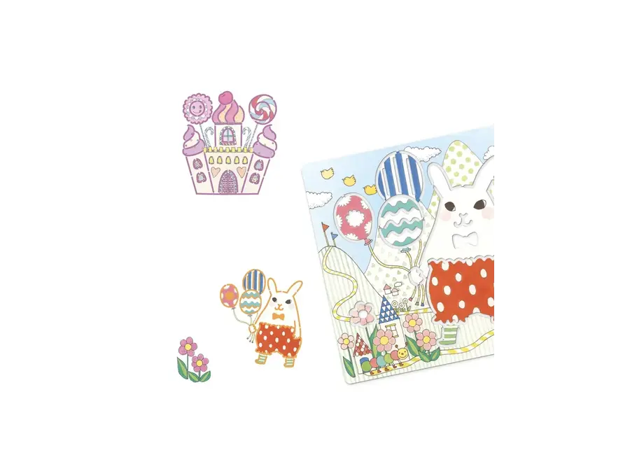 Sjablonen - Kawaiiland met eenhoorn
