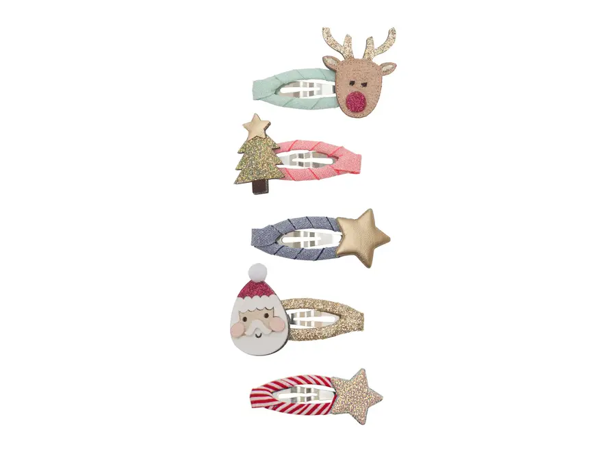 Santa & Rudolph mini clic clacs