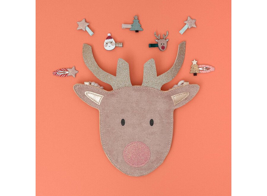 Santa & Rudolph mini clic clacs