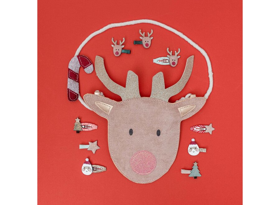 Santa & Rudolph mini clic clacs