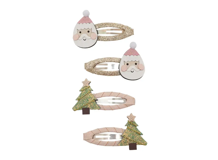 Santa & Christmas tree clic clacs