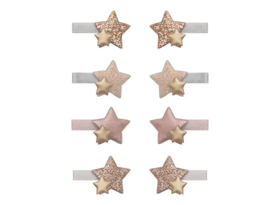 Sparkle star mini clips