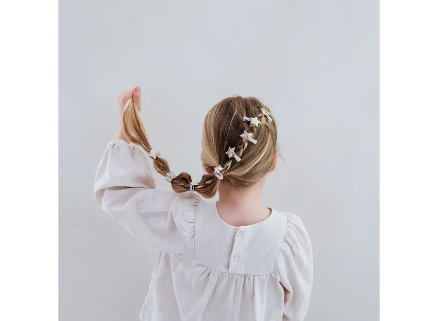 Sparkle star mini clips