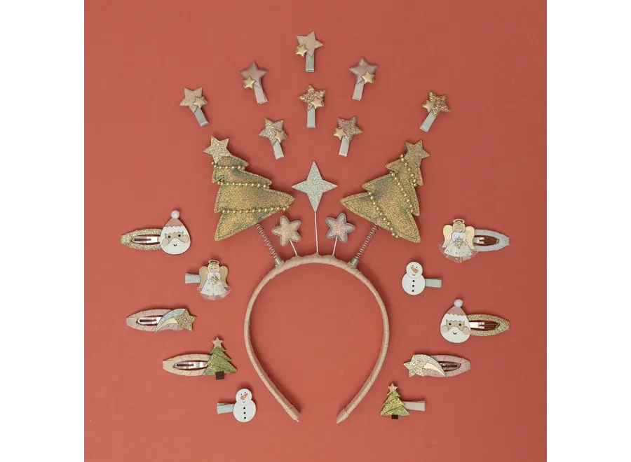 Sparkle star mini clips