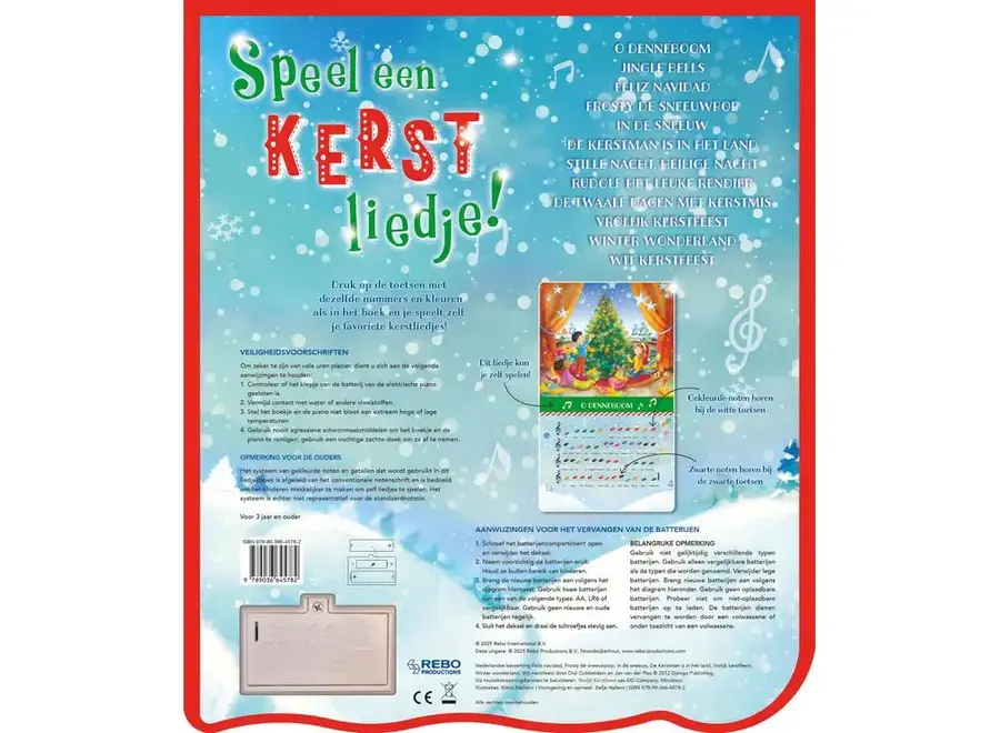 Geluidenboek - Speel een Kerstliedje