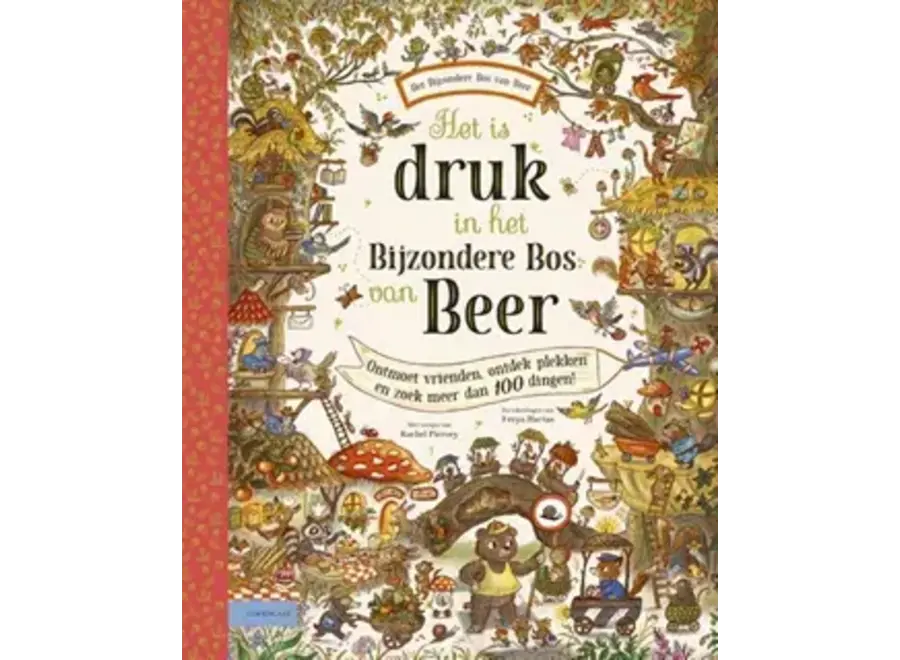 Het is druk in het bijzondere bijzondere bos van beer