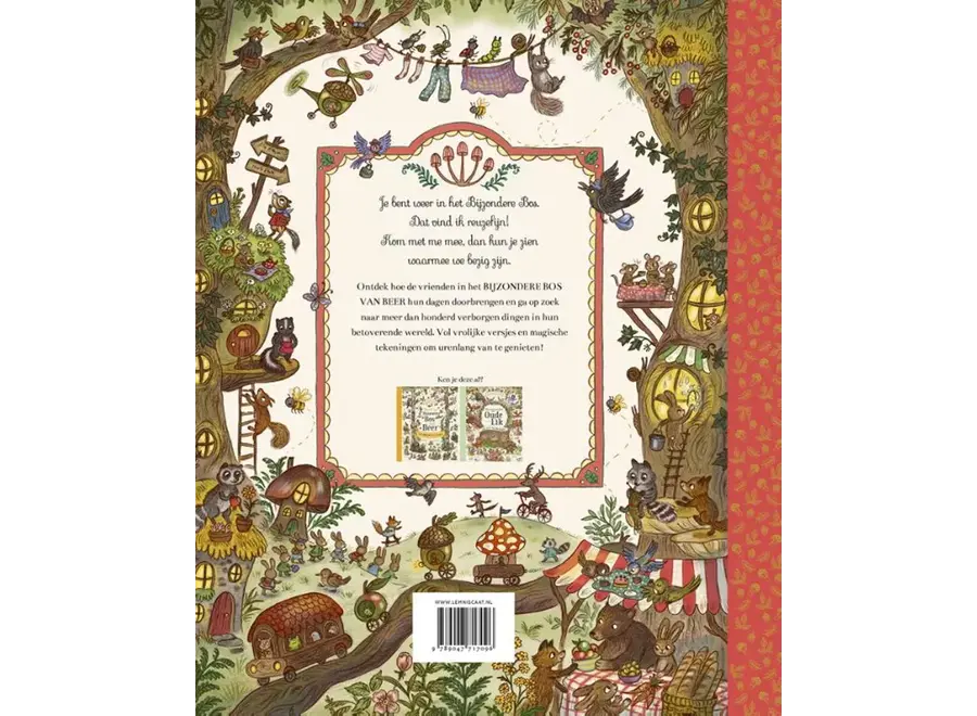 Het is druk in het bijzondere bijzondere bos van beer