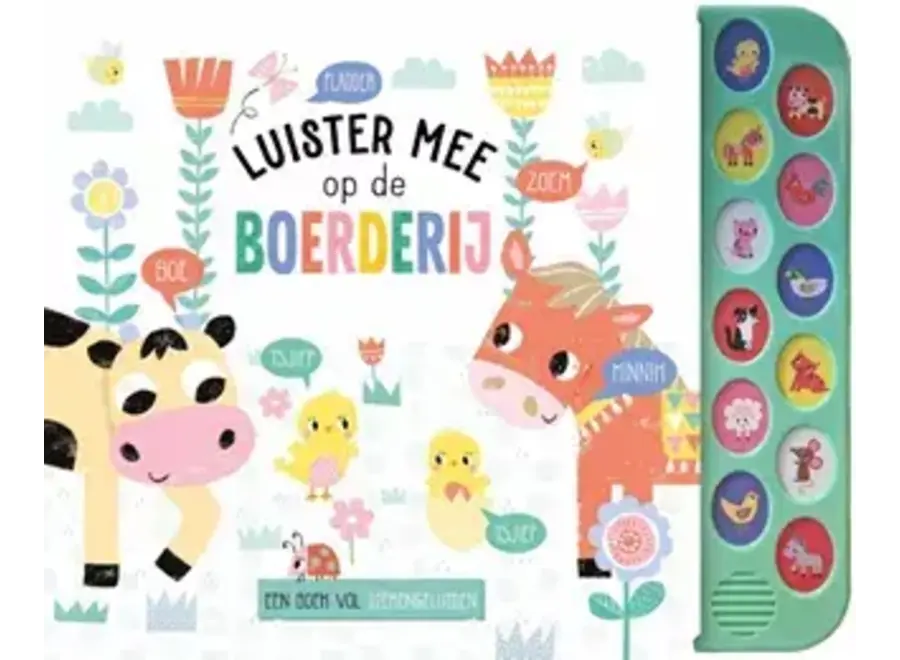 Geluidenboek - Luister mee op de boerderij